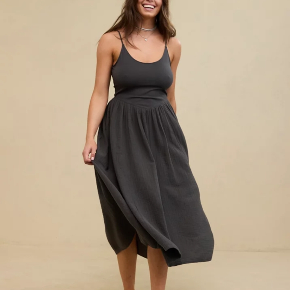 Aerie At The Barre Midi Dress
